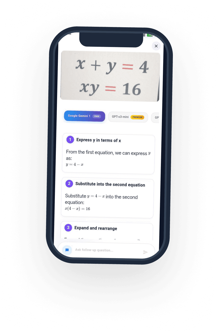 TSL AI Scan & Solve feature on mobile app