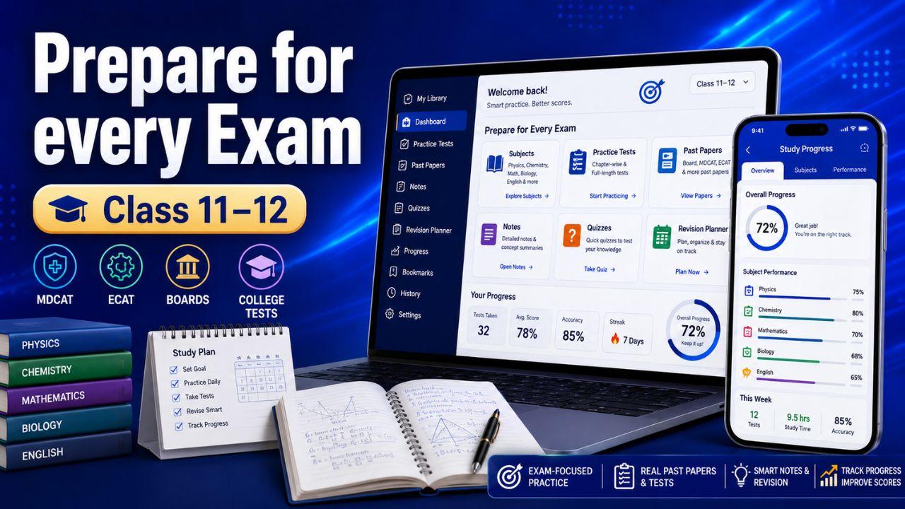 Prepare for Any Exam with AI, Tutors & Past Papers